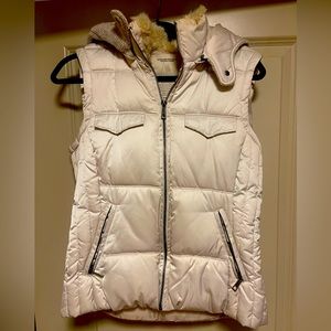 zara trafaluc vest with detachable hood